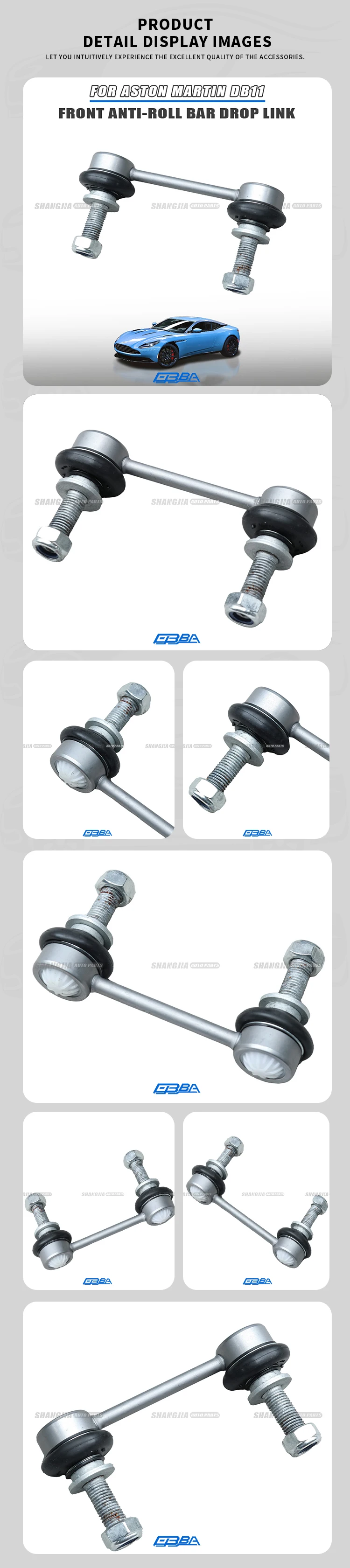 Car Accessories HY535489AB Aluminium Front Parallel Ball Joint For Aston Martin DB11 Vantage Coupe Volante Solid Stabilizer Link details