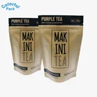 Paper Packaging Stand Up Bag Packaging Custom Printed Ziplock Biodegradable Kraft Paper Bags Stand Up Packaging Pouch
