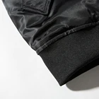 Plain Waterproof Polyester Embroider Bomber Men'S Fashion Jacket