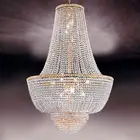 Large Chandelier Luxury Large Customized K9 Crystal Lobby Led Chandelier For Hotels