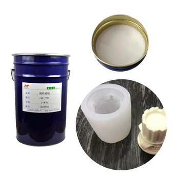 liquid silicone rubber raw material to make artificial stone milk white rtv2 condensation cure for concrete gypsum products mold