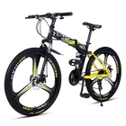 Bicycle Factory Wholesale Folding One-wheel Mountain Bike Student Youth Adult Variable Speed Bicycle