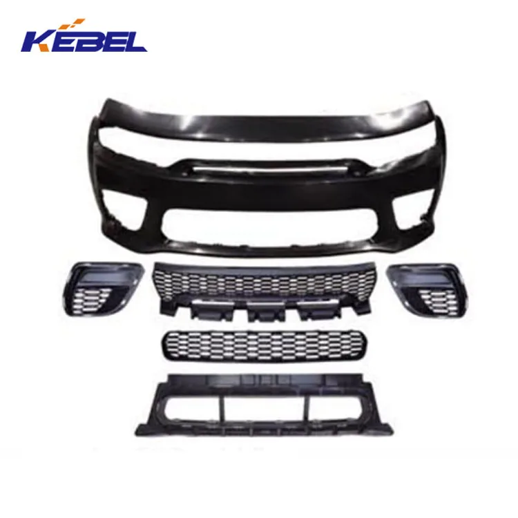 Front Bumper Assembly Auto Part Front Bumper Kit for Dodge Charger SRT Hellcat 2015 2016 2017 2018 2019 2020 2021 2022 2023 details