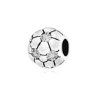 Stone Pendant Dandora Stone Soccer Beads 925 Sterling Silver Zircon Bead Pendant