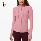 Zipper Hooded Women Hoodies Hoodies Custom Front Zipper Stretch Fabric Hooded Gym Wear Women Hoodies Jacket