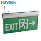 Emergency Plate Led Exit Sign Rechargeable Led Emergency Exit Sign Plate