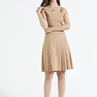 Vest 2021 RWS Ladies Beading Sleeveless Vest New Design Knitted Set Fashion Dress For Women
