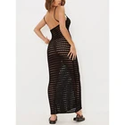 Dress Handmade Dresses Custom Design Long Sweater Dress Sleeveless Strappy Handmade Crochet Sweater