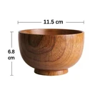 Coconut Wood Coconut Bowls Salad Fruit Bowl High Quality Customizable Size Logo Solid Acacia Wood Wooden Bowls