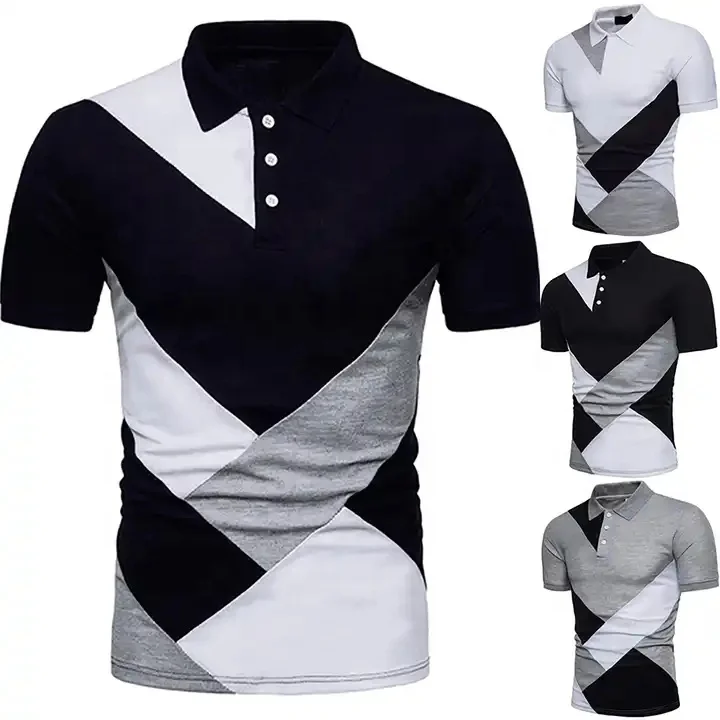 TBMPOY Men's Polo Shirts with Pocket Short Sleeve Quick Dry Casual Sports Outdoor Golf Shirt