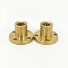 Service CNC Machining Brass Screw Nut Non Standard Customized Processing Machining Service Screw Nut