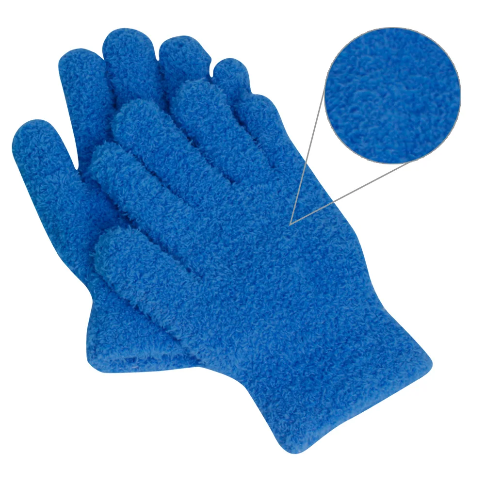 microfiber cleaning hand gloves