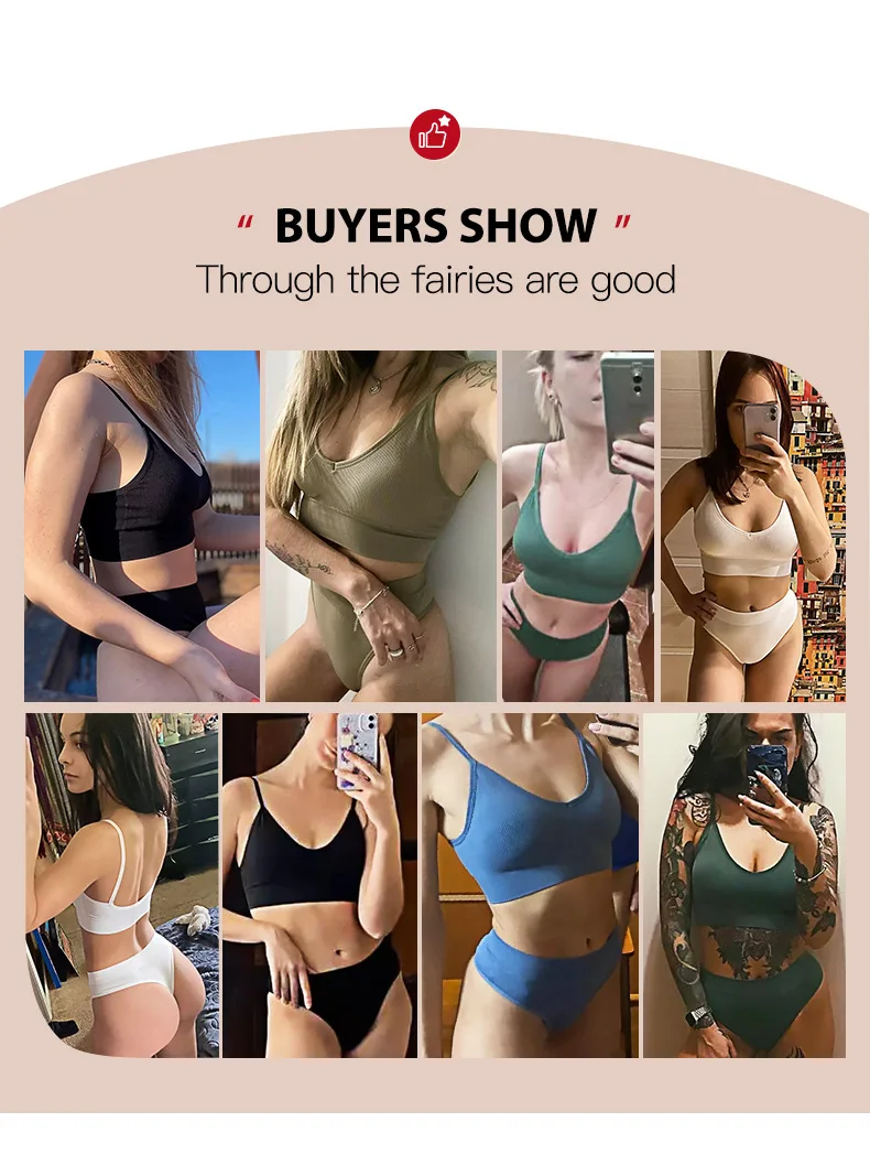 Women Bra Sexy Underwear Sets Seamless Bra Set Plus Size Women's Underwear Thong Low Waist Panties Female Underwear Set
