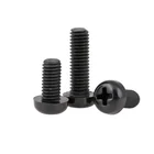 M5 Screws Stainless M3 M4*6 M5*10 Stainless Steel Black Pan Head Machine Wholesale Plastic Nylon Screw