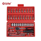 Tools Precision Screwdriver Repair Tools Set 46pcs Socket Set Hand Tools Wrench Set
