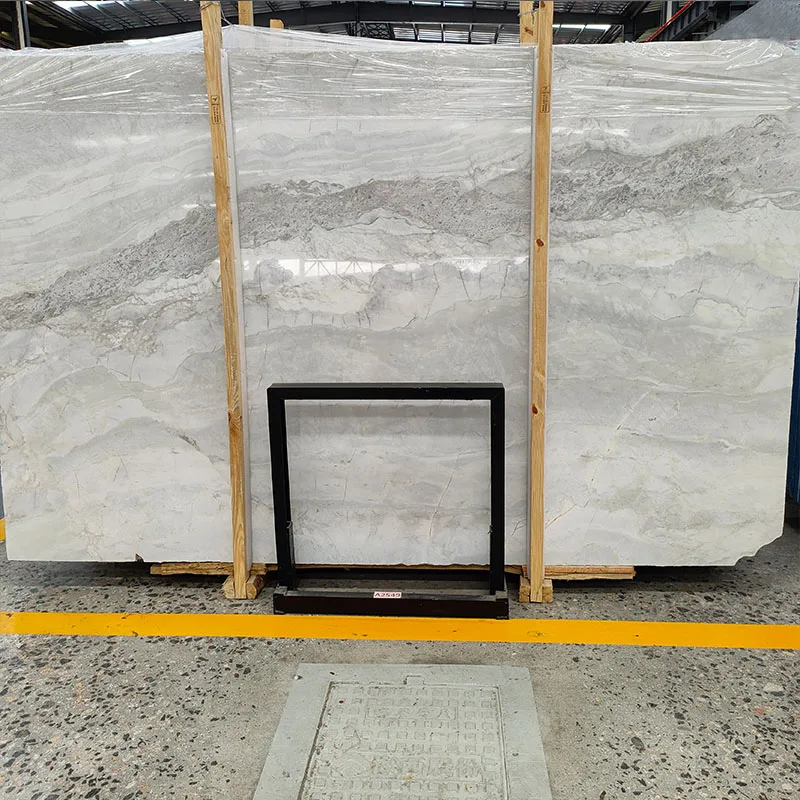 product china white nature stone albert white marble tile and slab widely for interior and exterior decoration-1