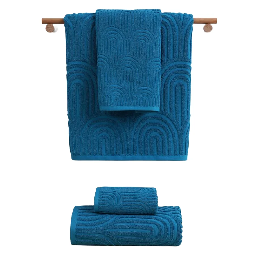 china factory bath towel cotton terry jacquard/embossed towel