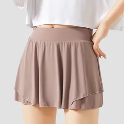 Good Quality Loose Run Quick-Dry Double-Layer Anti-Exposure Women Tennis Yoga Short Skirts Women