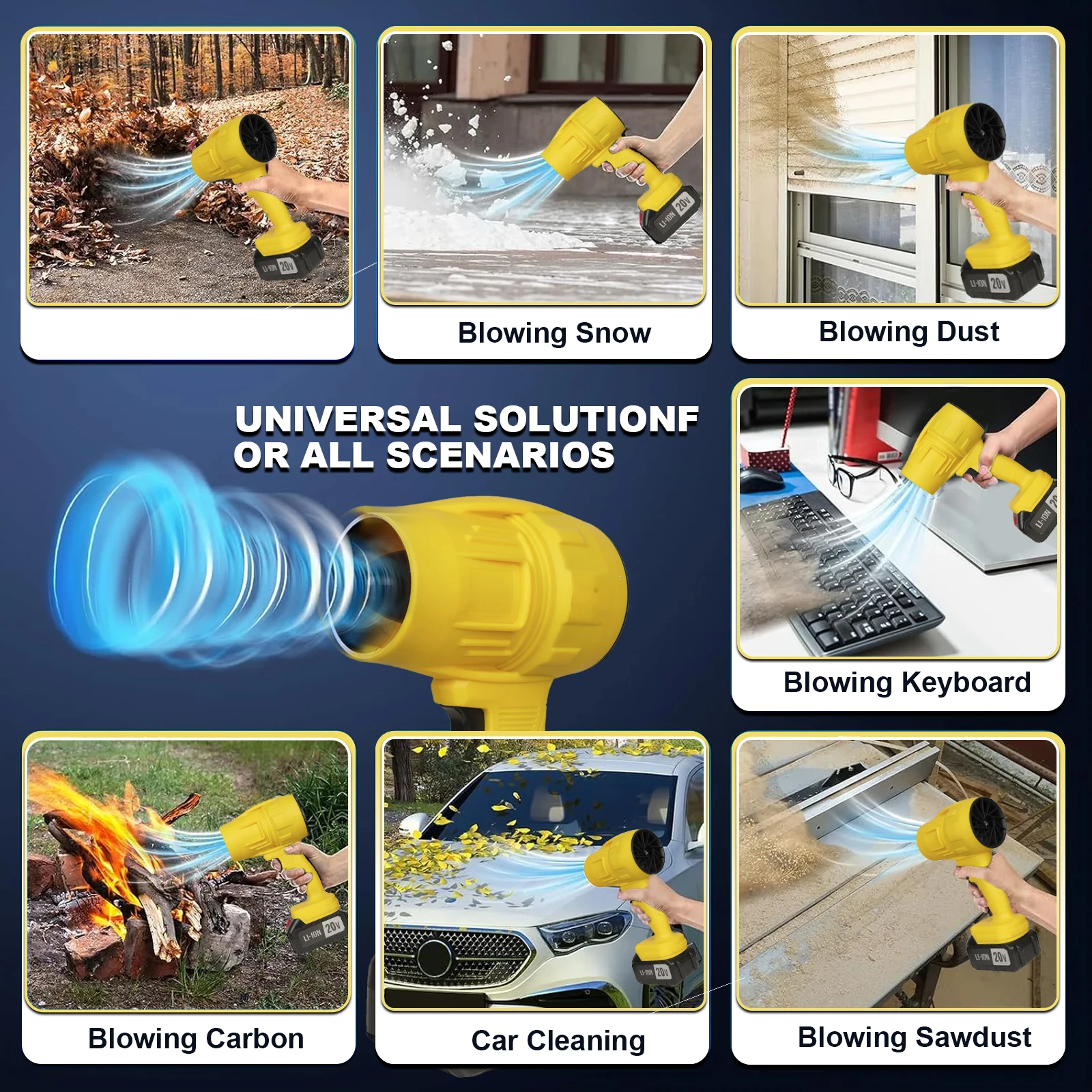 Cordless Turbo Blower, 20V, BBQ - detail 6