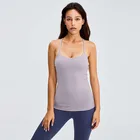 Sexy Vest Women's Women Fashion Sexy Casual Vest Women's Y-shoulder Vest 2021 Summer Solid Color