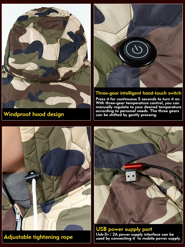 Multipurpose Outdoor Adult Blanket Travel Mountaineering Camping Portable Water-resistant Wearable heated Sleeping Bag