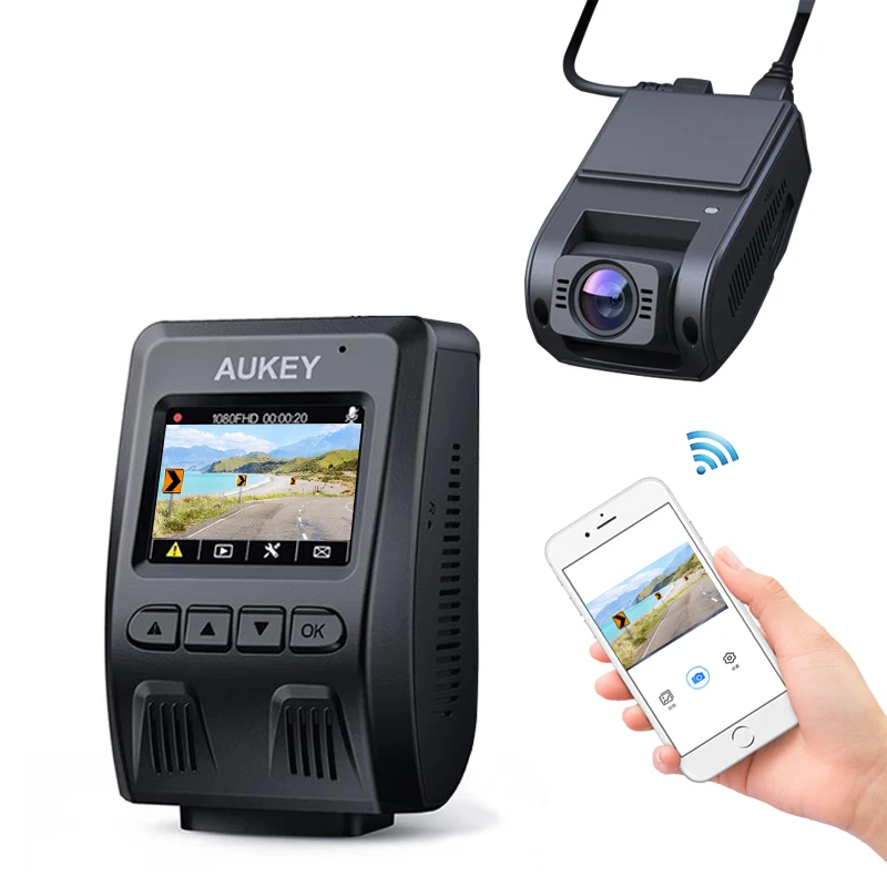 aukey dash cam wifi