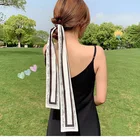 Scarf Women Hot Selling Custom Printed Silk Like Neck Kerchief Shawl Scarf Women Hair Scrunchies