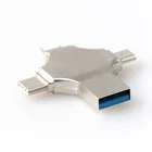 Usb Usb 64gb 4 In 1 USB OTG Flash Drive 32GB 64GB Multi-function OTG Usb Flash Drives With Customized Logo