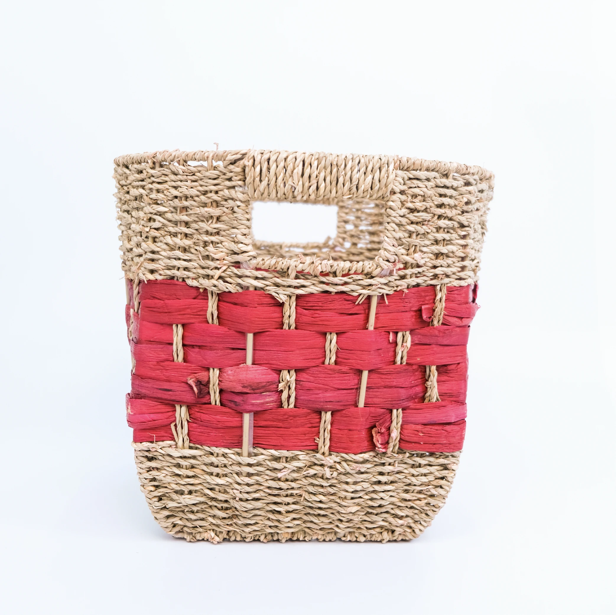 Large Seagrass Storage Basket Macrame Decoration Fast Delivery