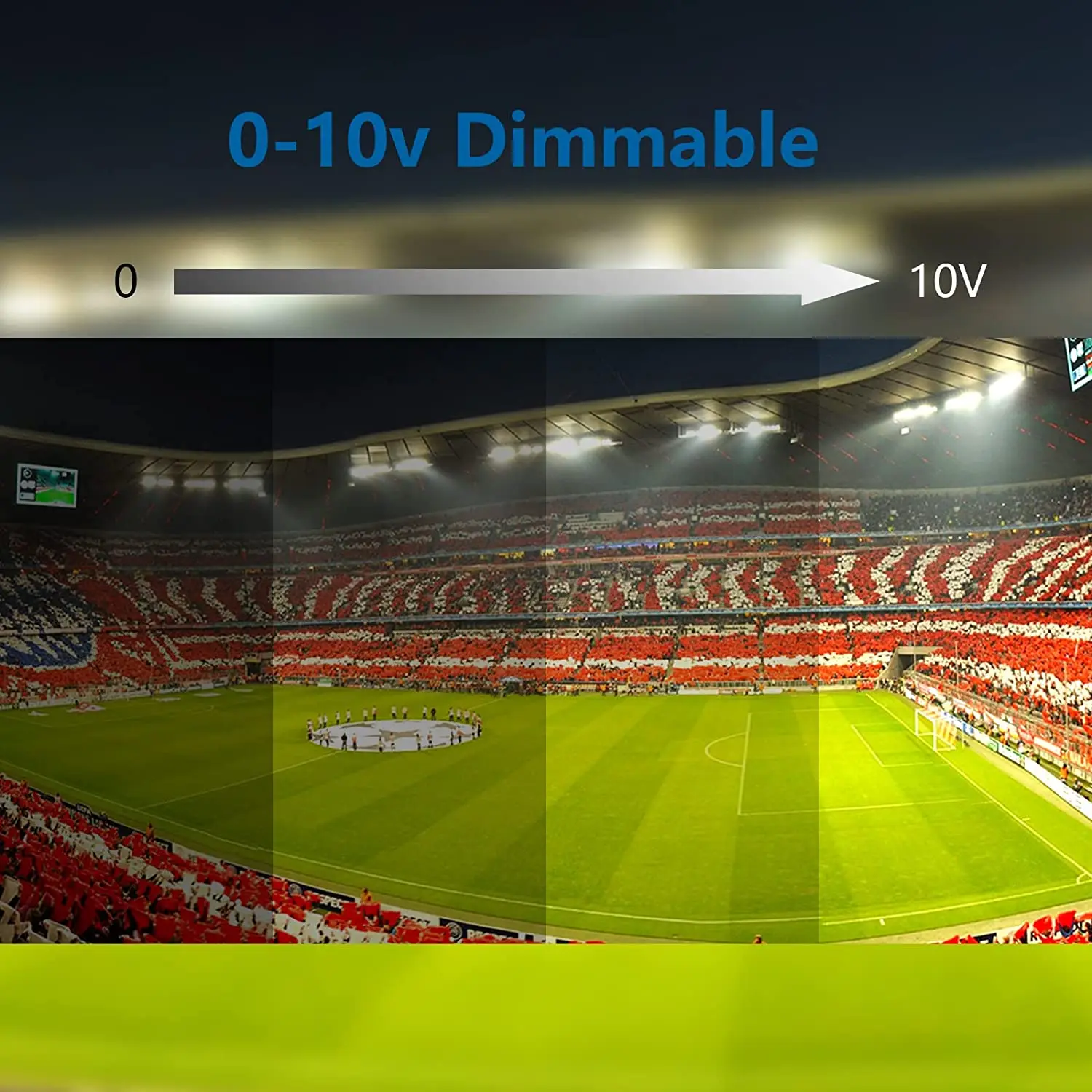 500W Stadium Flood Light Super Bright 75000lm IP65 Waterproof Outdoor Football Field High Mast Led Sports Light