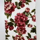 Colourful Silk Printed Wholesale 100% Poly CDC Printed Colourful High Fashion Silk Fabric