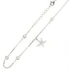 Silver 925 Bracelet Gift Minimalist Women Sterling Silver 925 Platinum Custom Jewelry Stars Bracelet