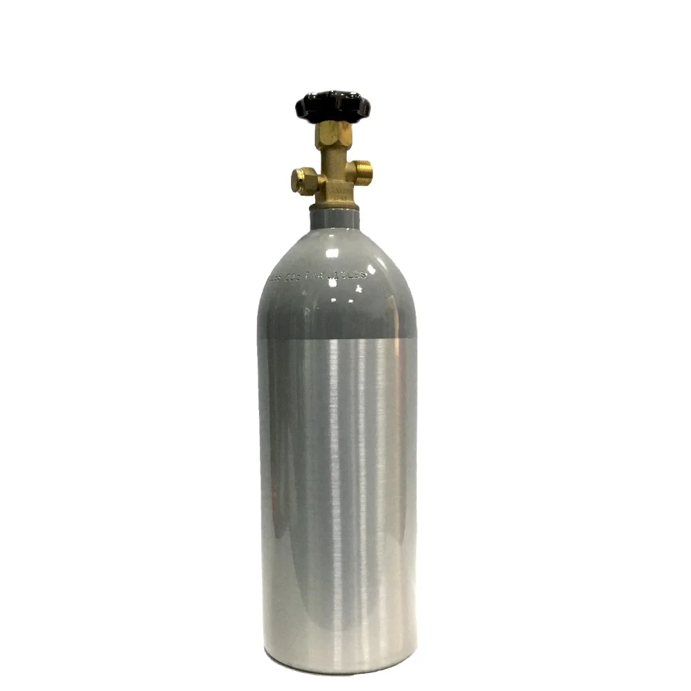 New Aluminum Cylinder with CGA320 Valve Brand Luxfer Mjdel G5 Product 5lb co2 Tank 2 Pack 