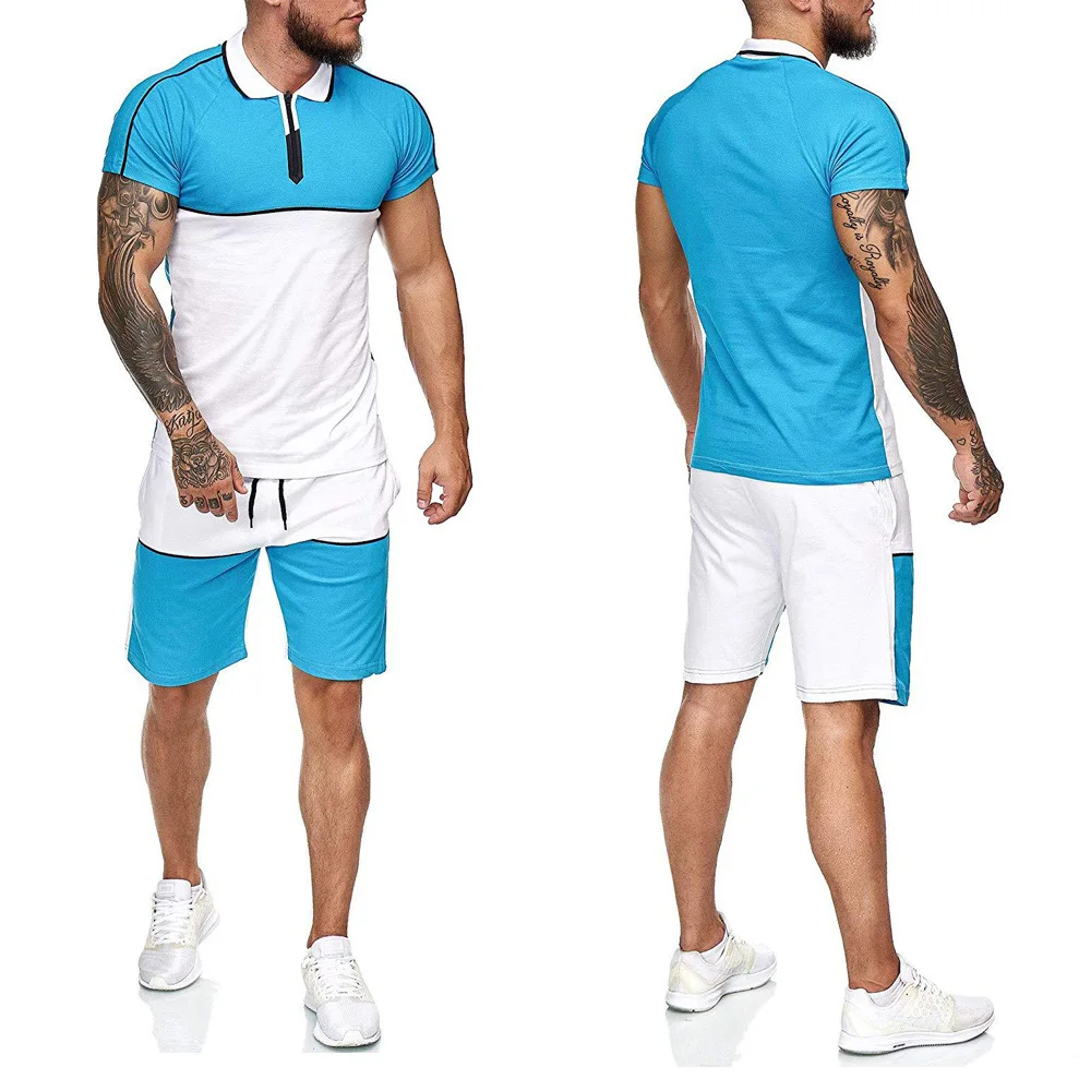 t-shirts clothing t shirt tracksuits mens for set 2021 men pants summer custom shorts two piece jogger short sets