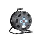 Cord Extension Cord Cable Reel Universal Sockets 20M/25M/30M/40M/50M Extension Cable Cord Reel For Power