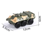 Model 1:52 Children Boy Alloy Toy Car Suit Simulation Military Tank Pull Back Armored Car Model
