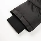 Jacket Contrast Colors Men Black Fashion Faux Down Polyfill Coat Oversize Padded Bomber Man Classic Jacket Winter