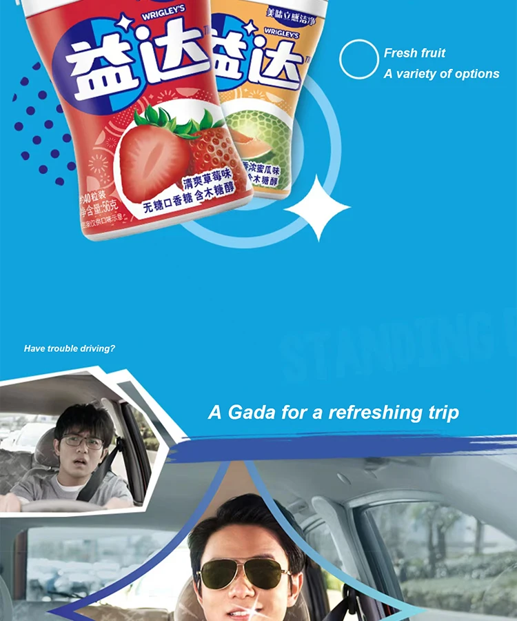 Hot Sale Peppermint Sugar Free Chewing Gum Exotic Snack Genre Buy