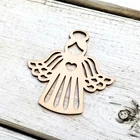 Wood DIY Wood Hollow Christmas Decoration Laser Cutting Decoration