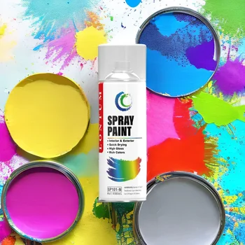 New In Stock Graffiti Spray Paint Dry Fast Sample Acrylic Aerosol Spray Paint Spray Paint
