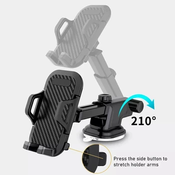 Best Sellers 2022 Adjustable Phone Holder Car Mobile For Smart Phone Car Holders Mobile Phone Accessories