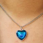 Fashion Necklace Fashion Design Women Gift Link Chain Jewelry Color Change Mood Stone Pendant Necklace