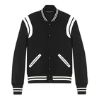Jacket Wear Factory Design Wholesale Long Sleeves Blank Women Baseball Jacket Sport Wear Varsity Jacket