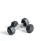 Fitness Gym Fitness Gym Gym Weights Dumbbells Hex Rubber Coated 5kg Dumbbells Adjustable Set
