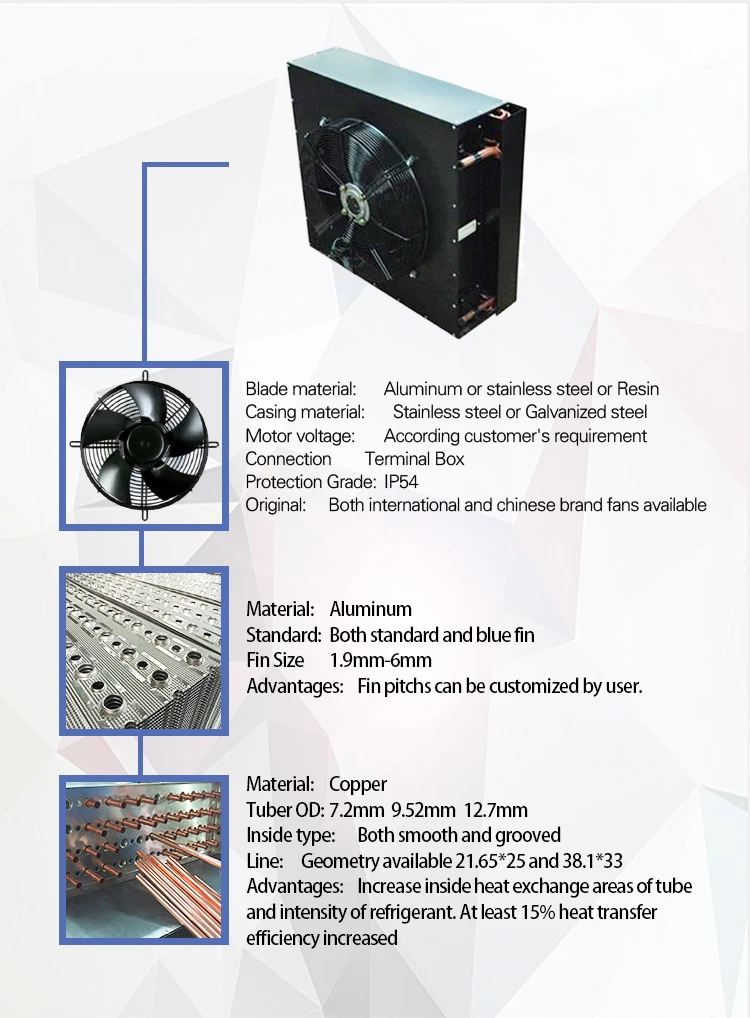 Air Cooled Condenser, Axial, 220V, R404a - detail 6