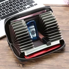Leather Wallet Wholesale Custom Logo Design RFID Anti-theftorgan Genuine Leather Wallet Card Holder With Zip