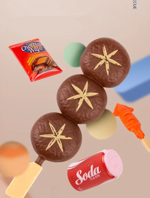 Kids BBQ Grill Toy Plastic Kitchen Cooking Play Sets for Girls Boys Toddler BPA-Free Safety Learning Toys factory