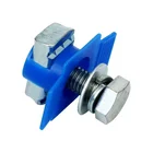 Nut With Dapeng Power High Quality Solar Fastener Pillar Slot Nut Spring Nut With Plastic Fixed Wing