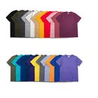 New Design Luxury Quality 100%Cotton Men Tshirt Solid Blank Loose T-Shirt