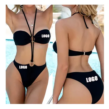 2018 Venus Vacation Latest Sexy Bikini Tie Bandage Swimwear Women